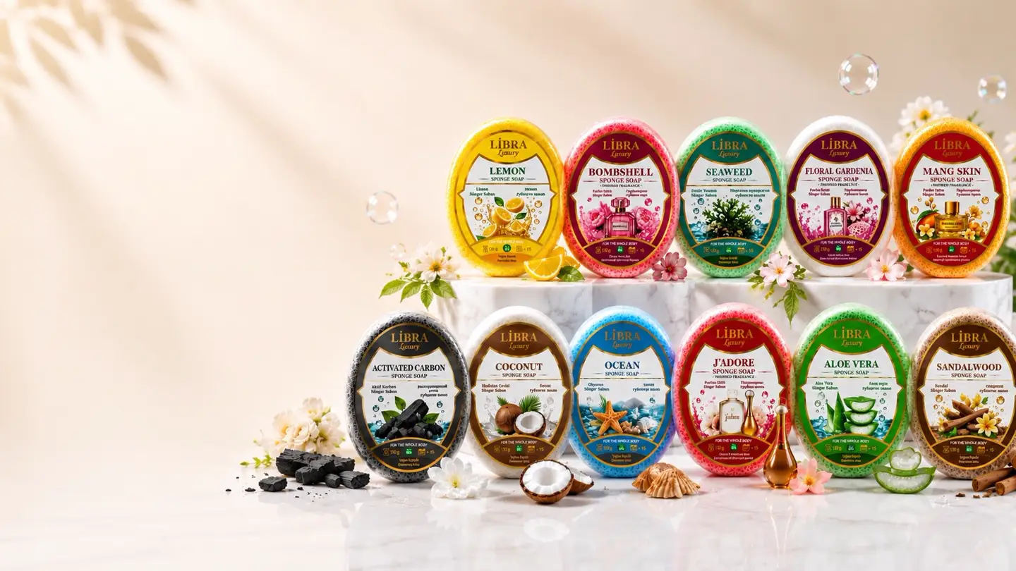 Libra Luxury Sünger Sabun Koleksiyonu