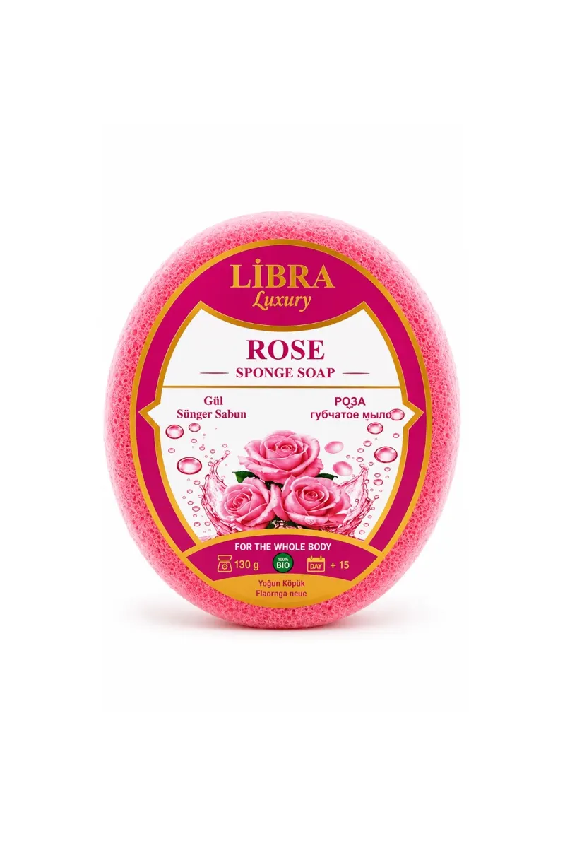 Libra Gül pling etkili Sünger Sabun