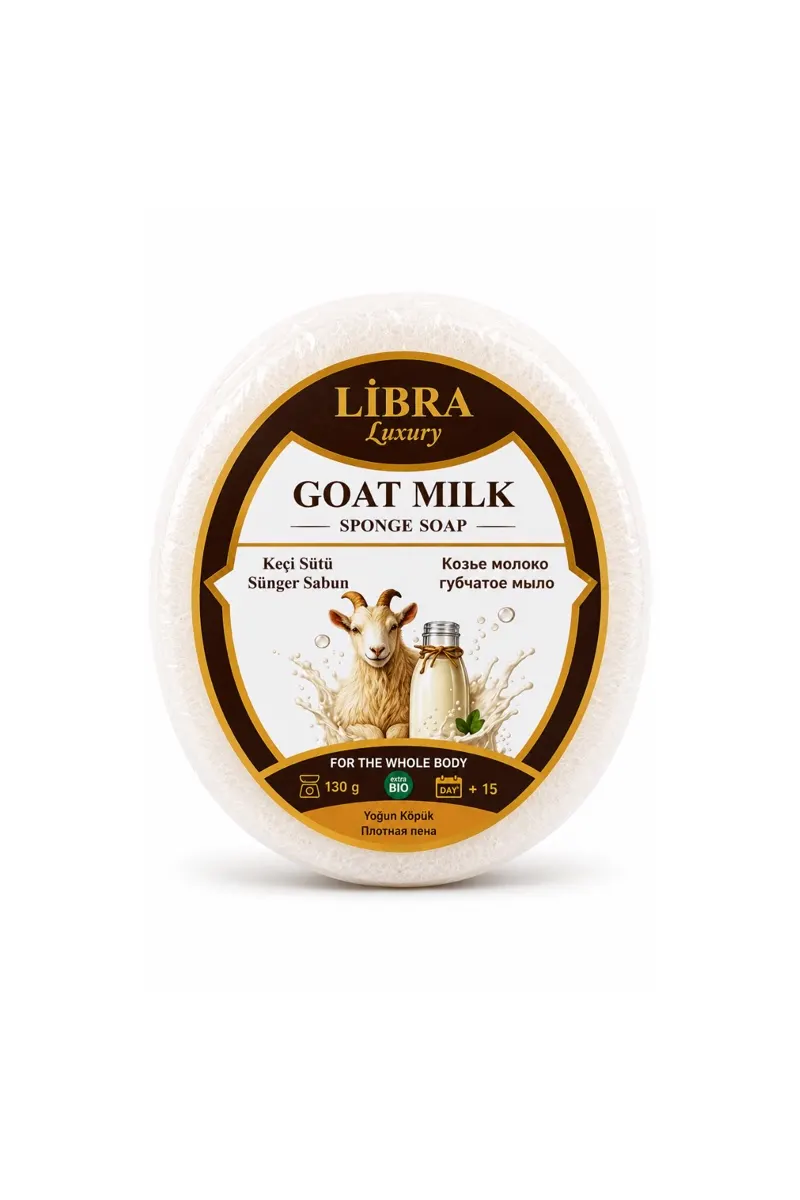 Libra Keçi Sütlü pling etkili Sünger Sabun